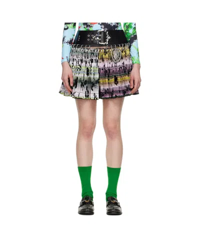 Chopova Lowena Pleated Skirt In Multicolor