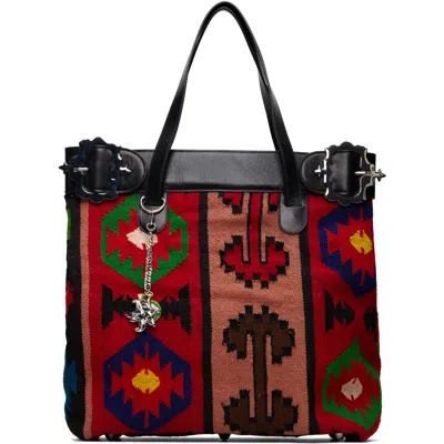 Chopova Lowena Red Chiprovtsi Carpet Tote In Multi