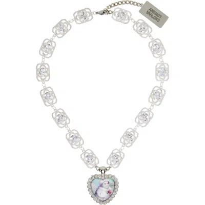 Chopova Lowena Regency Brr Charm Necklace In White