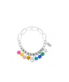 Chopova Lowena Ring Necklace In White
