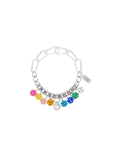 Chopova Lowena Ring Necklace In White