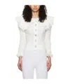 Chopova Lowena Rocket Oversized-collar Shirt In White