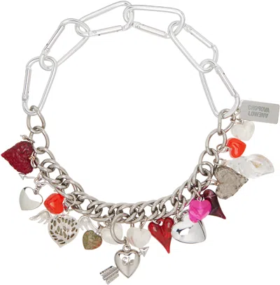 Chopova Lowena Romance Carabiner Necklace In Multi