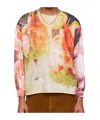 Chopova Lowena Multicolor Shrimp Cocktail Oversized Jersey T-shirt In Nude