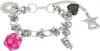 Chopova Lowena Silver Multi Charm Bracelet In Silver