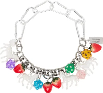 Chopova Lowena Silver 'the Everything' Necklace In Multi