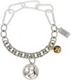 Chopova Lowena Silver Two Faced Necklace In Silver
