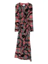 Chopova Lowena Sonicscape Mesh Dress In Multi