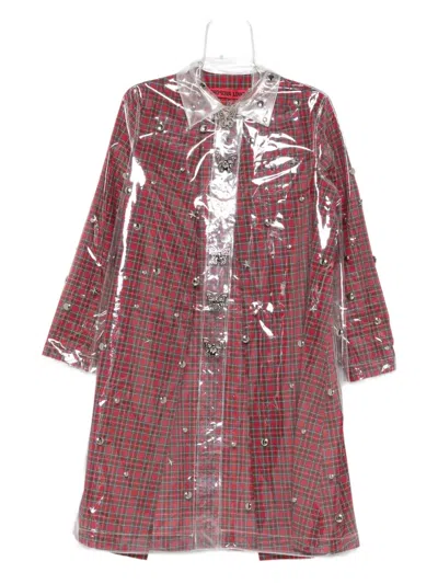 Chopova Lowena Squelchy Coat In Red