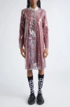 Chopova Lowena Squelchy Embellished Transparent Coat In Transparent