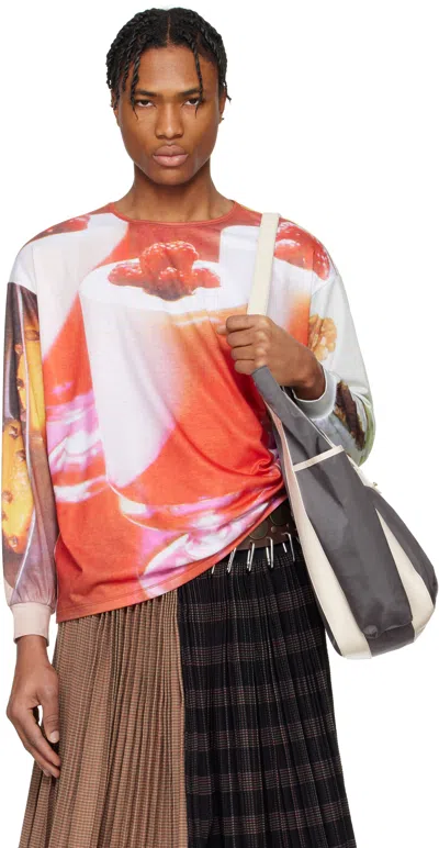 Chopova Lowena Ssense Exclusive Multicolor Oversized Jersey Dessert T-shirt