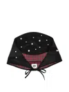Chopova Lowena Stud Rain Hat In Brown