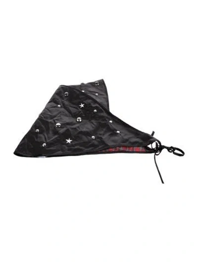 Pre-owned Chopova Lowena Studded Rain Hat In Black