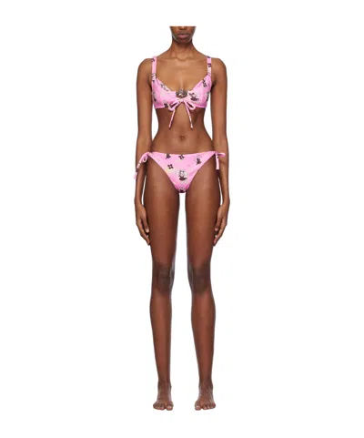 Chopova Lowena Suski Bikini In Brown