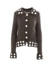 Chopova Lowena Gray Starboard Cardigan
