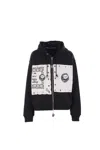 Chopova Lowena Emotional Napkin Hoodie In Black