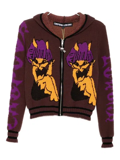 Chopova Lowena Tammie Jo Cardigan In Multi