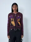Chopova Lowena Women Tammie Jo Zip-up Cardigan In Brown