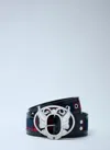 Chopova Lowena Women Tartan Belt In Black
