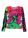 Chopova Lowena Tiny-mesh Top In Multi