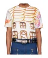 Chopova Lowena Multicolor 'welcome Home' Short Sleeve Jersey T-shirt In White