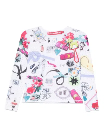 Chopova Lowena What's In My Bag T-shirt In White
