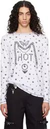 Chopova Lowena White Hot Fitted Jersey T-shirt In White