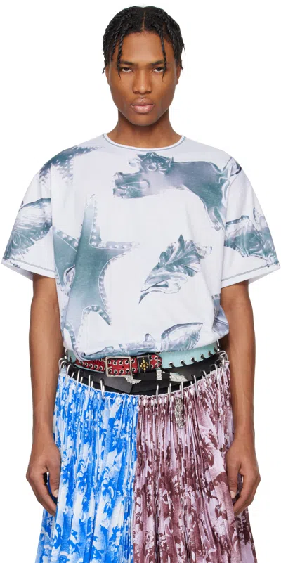 CHOPOVA LOWENA WHITE ZOOM SPUR OVERSIZED SHORT SLEEVE T-SHIRT