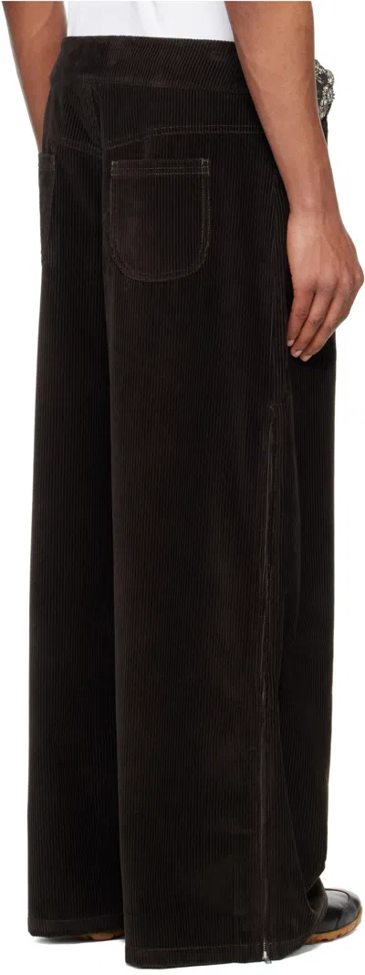 Chopova Lowena Wide-leg Casual Pants In Black