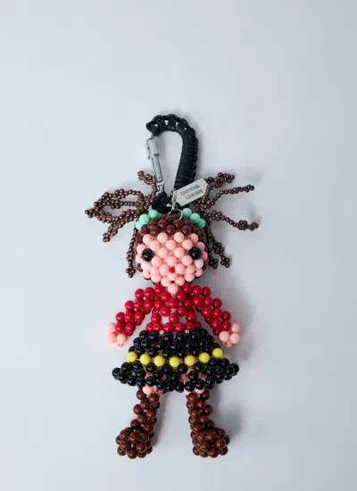 Chopova Lowena Women Emma Doll Bag Charm In Red