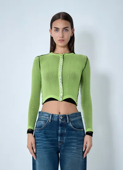 CHOPOVA LOWENA CHOPOVA LOWENA WOMEN FISHNET CARDIGAN