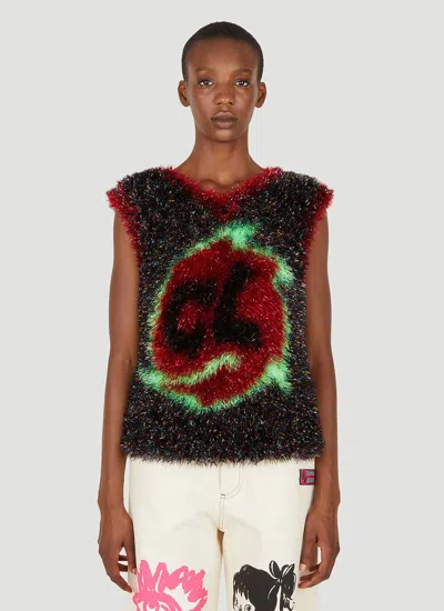 CHOPOVA LOWENA CHOPOVA LOWENA WOMEN METALLIC KNIT VEST