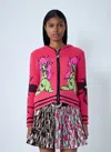 Chopova Lowena Women My Name Is Tiny Cardigan In Red