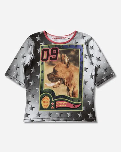 Chopova Lowena Women S Deptford Dogs Fitted Jersey Top In Multi