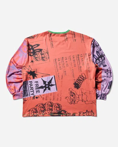Chopova Lowena Women S Poster Oversized Jersey Top In Orange