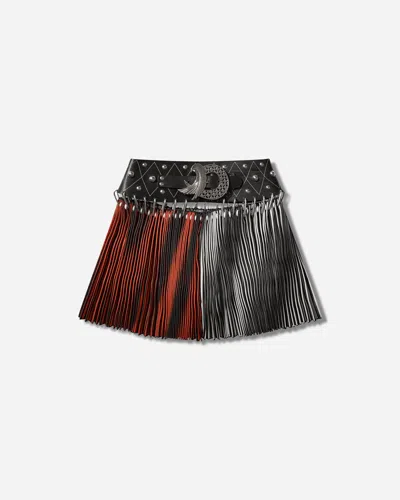 Chopova Lowena Women S Straight Ride Mini Carabiner Skirt In Multi