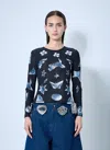 Chopova Lowena Women Workshop Mesh Top In Black