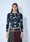 Chopova Lowena Men Workshop Mesh Top In Black