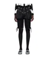 Chopova Lowena Zipper Shorts In Black