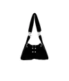 Chopova Lowena Zipper Shoulder Bag In Black
