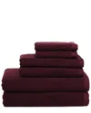 Chortex Honeycomb 6pc Towel Set