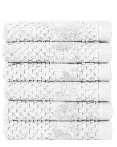 CHORTEX CHORTEX SET OF 6 HONEYCOMB WASHCLOTHS