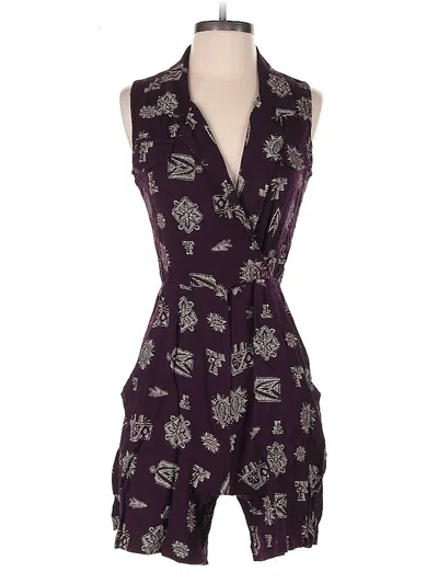 Pre-owned Chorus Line Romper In Purple
