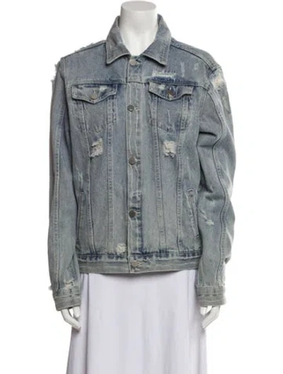 Pre-owned Chosen Couture Collection Denim Jacket In Blue