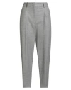 Choses Woman Pants Grey Size 2 Virgin Wool, Elastane In Gray