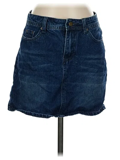 Pre-owned Chouyatou Denim Skirt In Blue