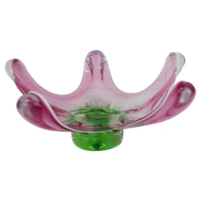 Pre-owned Chribska Glassworks Art Glass Bowl By Josef Hospodka, Czechoslovakia, 1960's In Gray