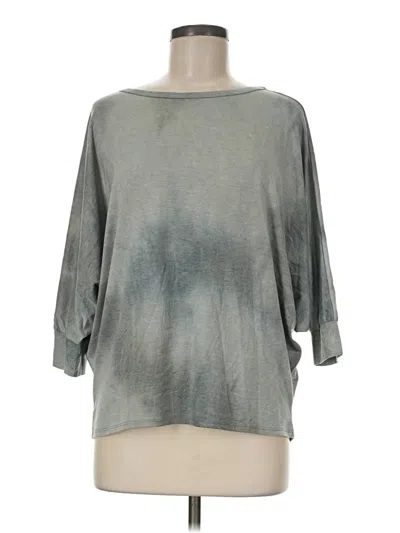 Pre-owned Chris & Carol 3/4 Sleeve T-shirt In Gray