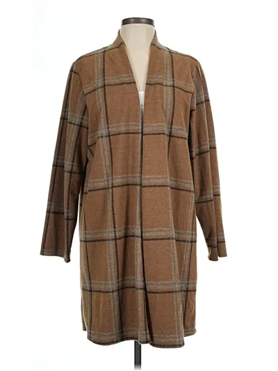 Pre-owned Chris & Carol Cardigan Sweater In Brown