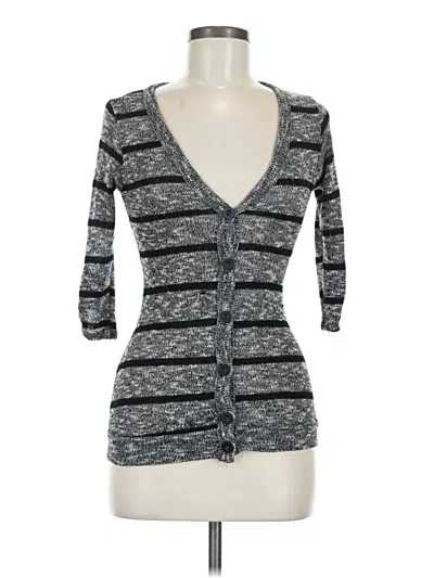Pre-owned Chris & Carol Cardigan Sweater In Gray